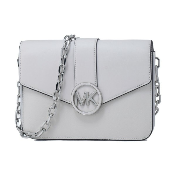 Γυναικεία Τσάντα Michael Kors 35T2SNML2L-OPTIC-WHITE Λευκό 23 x 5 x 17 cm