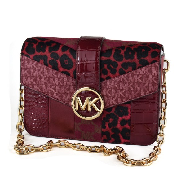 Γυναικεία Τσάντα Michael Kors 35F2GNML2Y-MULBERRY-MLT Κόκκινο 23 x 17 x 5 cm