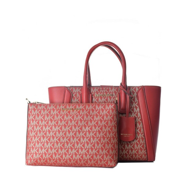 Γυναικεία Τσάντα Michael Kors 35F2G6KC5V-CHILI-GLD Κόκκινο 24 x 18 x 8 cm