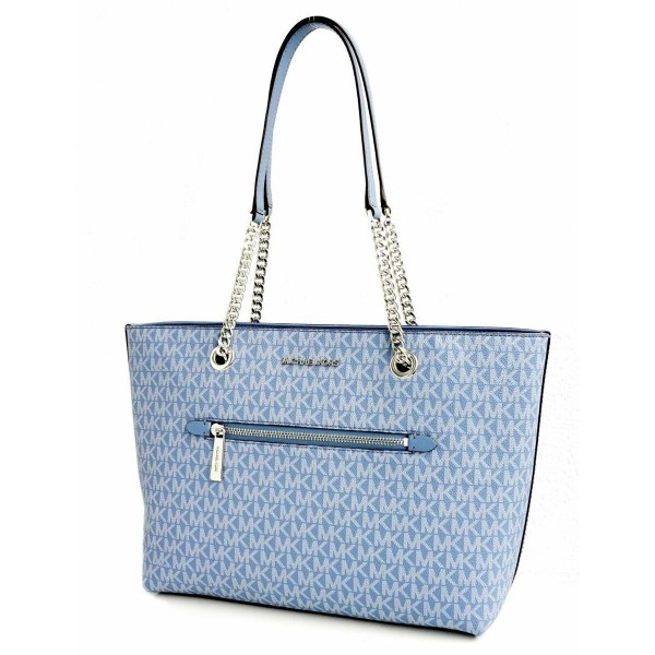 Γυναικεία Τσάντα Michael Kors Jet Set Μπλε 30 x 27 x 13 cm