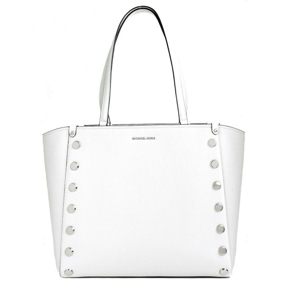 Γυναικεία Τσάντα Michael Kors Holly Λευκό 35 x 30 x 17 cm