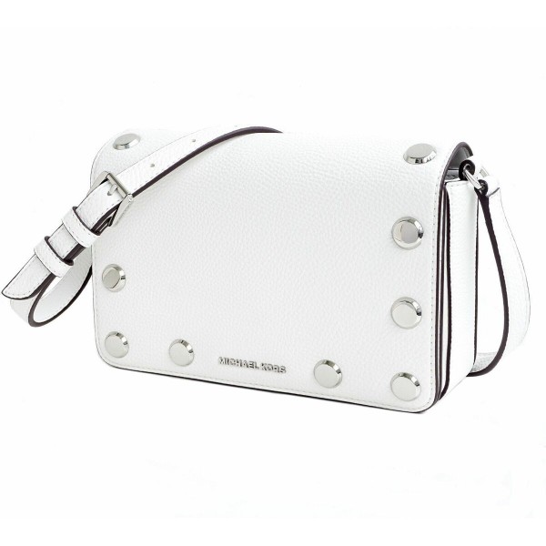 Γυναικεία Τσάντα Michael Kors Holly Λευκό 23 x 14 x 6 cm
