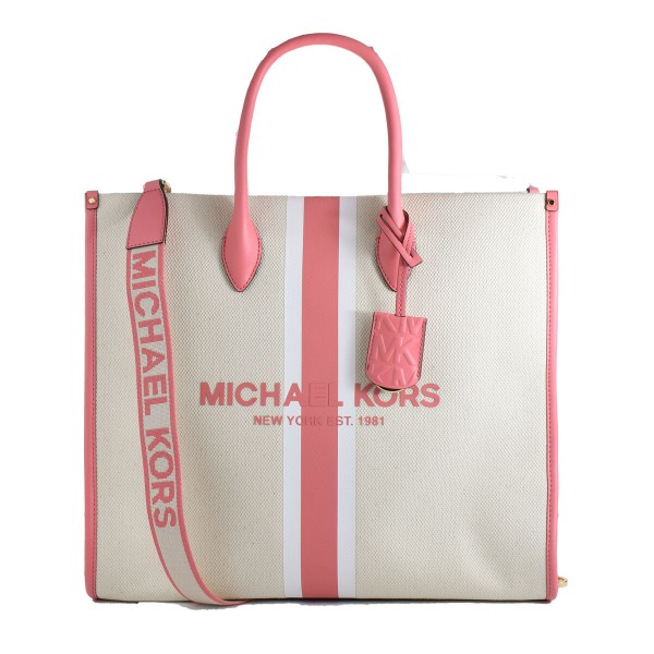 Γυναικεία Τσάντα Michael Kors 35S3G7ZT3C-TEA-ROSE Λευκό 42 x 34 x 17 cm