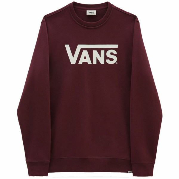 Ανδρικό Φούτερ χωρίς Κουκούλα Vans Classic Crew-B Σκούρο Κόκκινο Καφέ