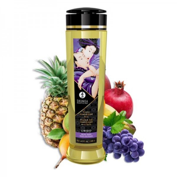 Ερωτικό Λάδι για Μασάζ Shunga Líbido Εξωτικά φρούτα (240 ml)
