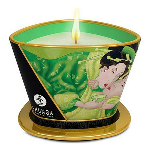 Κερί για Μασάζ  Πράσινο Τσάι Shunga (170 ml)
