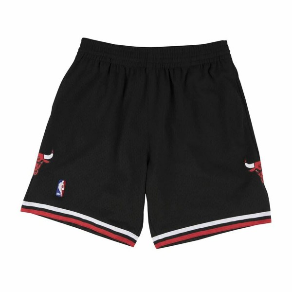 Ανδρικά Σορτς για Μπάσκετ Mitchell & Ness Chicago Bulls Μαύρο