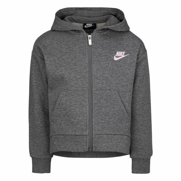 Ανδρικό Aθλητικό Mπουφάν Nike Full Zip Γκρι Σκούρο γκρίζο