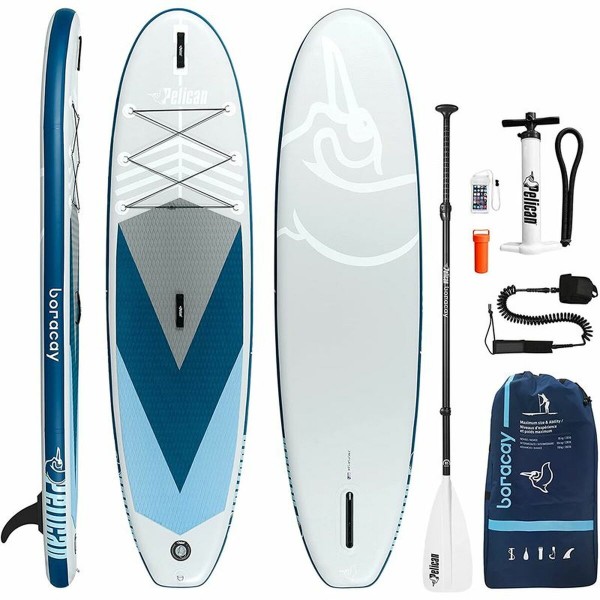 Φουσκωτή Κυματοσανίδα Paddle Surf με Αξεσουάρ BORACAY Μπλε