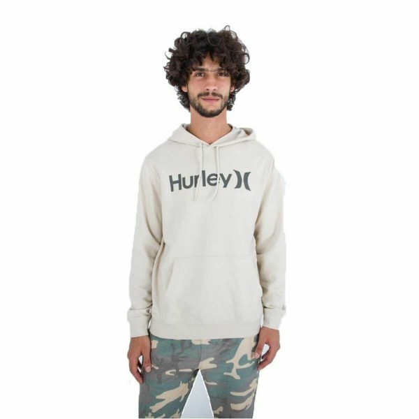 Ανδρικό Φούτερ με Κουκούλα Hurley One Only Λευκό