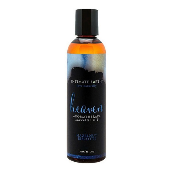 Λάδι για Μασάζ Heaven Hazelnut Biscotti 120 ml Intimate Earth Γλυκό Φουντούκι