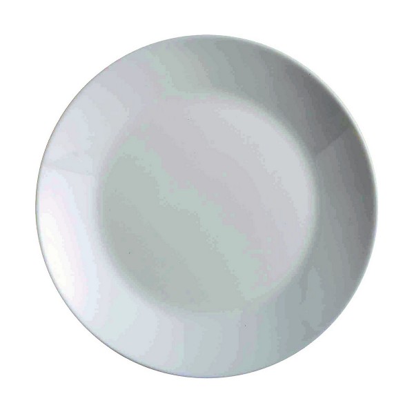 Flatplater Arcopal Λευκό Γυαλί (Ø 25 cm)