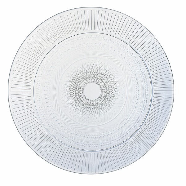 Flatplater Luminarc Louison Διαφανές Γυαλί (Ø 25 cm)