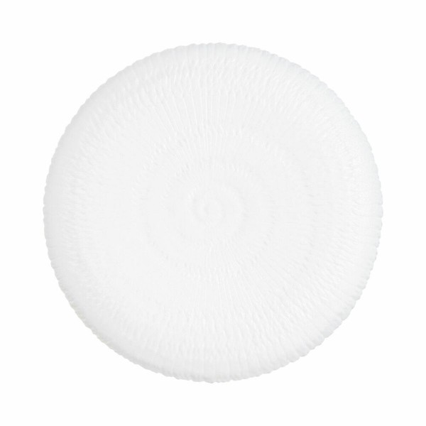 Flatplater Luminarc Ammonite Λευκό Γυαλί (Ø 26 cm)