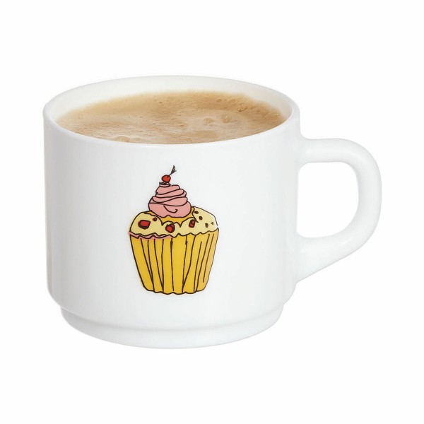 Kopp Luminarc Gourmandise Cupcake Καφές Γυαλί (22 cl)