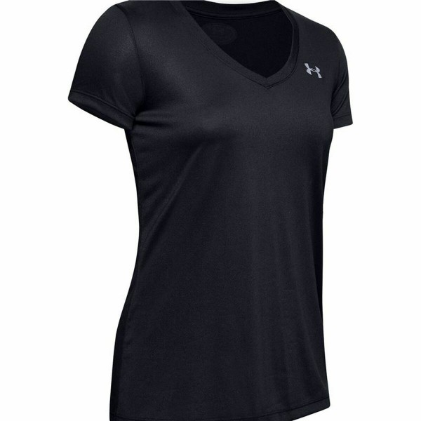 Γυναικεία Μπλούζα με Κοντό Μανίκι Under Armour Tech SSV Solid Μαύρο