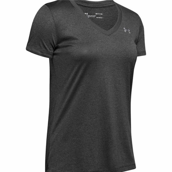 Γυναικεία Μπλούζα με Κοντό Μανίκι Under Armour Tech SSV Γκρι