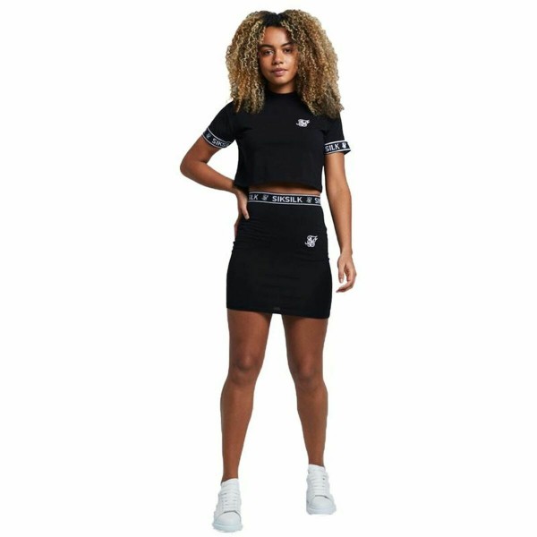 Φούστα τένις SikSilk Elastic Μαύρο (36)