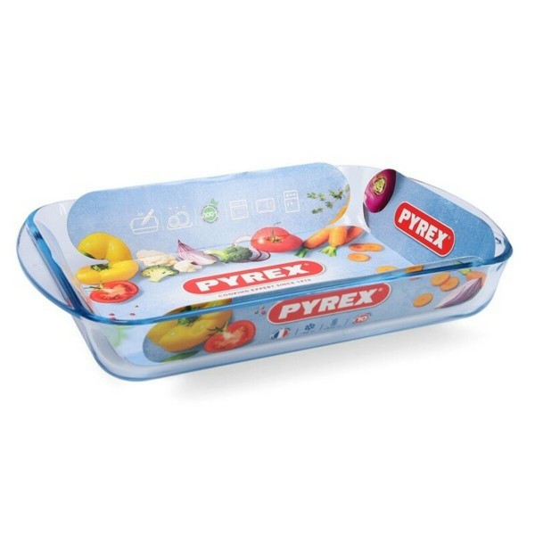 Πιάτο ψησίματος Pyrex Classic Διαφανές Γυαλί