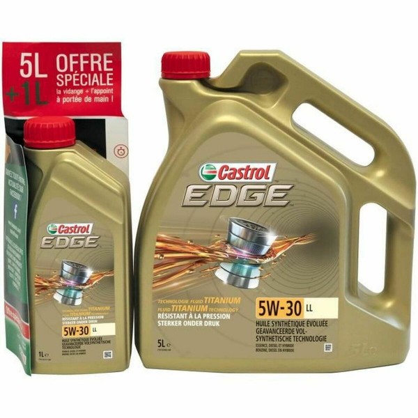 Λάδι Κινητήρα Αυτοκινήτου Castrol EDGE 5 l + 1 l 5W30