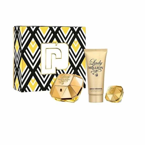 Σετ Γυναικείο Άρωμα Paco Rabanne EDP Lady Million 3 Τεμάχια