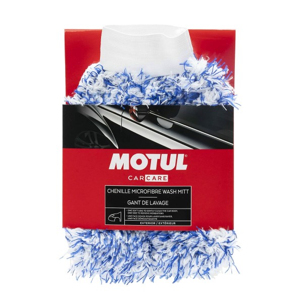Πανί μικροϊνών Motul MTL111022 Μπλε / Λευκό βαμβάκι Πλένεται Γάντια Δεν θα χαράξει ή θα χαλάσει τις επιφάνειες