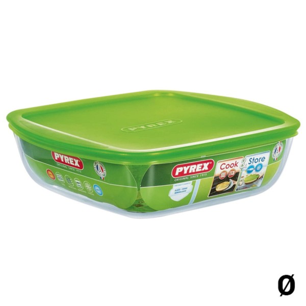Κυτίο Γεύματος Pyrex C&S Διαφανές Βοροπυριτικό γυαλί