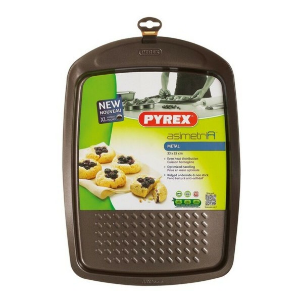 Δίσκος Φούρνου Pyrex Asimetria γαλβανισμένο χάλυβα (33 x 25 cm)