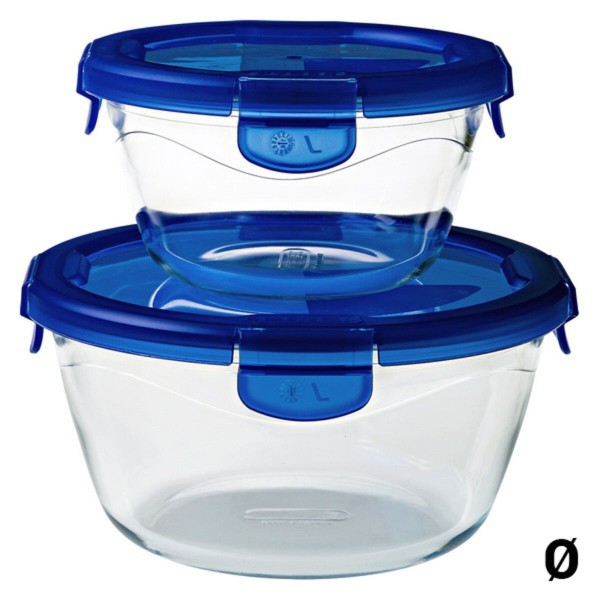 Κυτίο Γεύματος Pyrex Διαφανές Βοροπυριτικό γυαλί