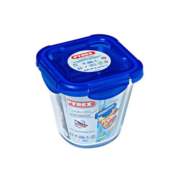 Κυτίο Γεύματος Pyrex COOK&GO Διαφανές Γυαλί 0,8L