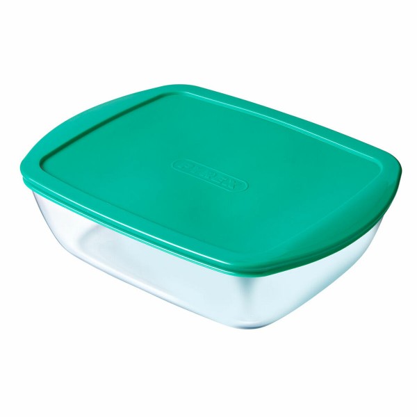 Κυτίο Γεύματος Pyrex Cook & Store Κρυστάλλινο Τυρκουάζ (23 x 16 x 6 cm)