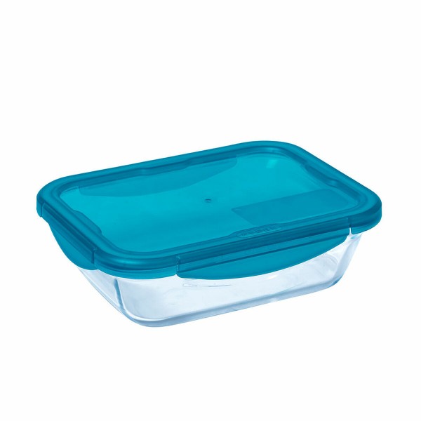Κυτίο Γεύματος Pyrex Cook & Go Κρυστάλλινο Μπλε (0,8 L)