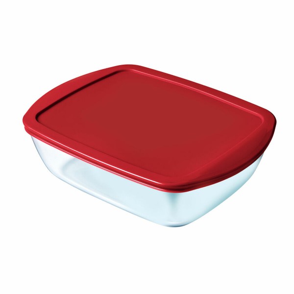 Κυτίο Γεύματος Pyrex Cook & Store Κρυστάλλινο Κόκκινο (1 L)