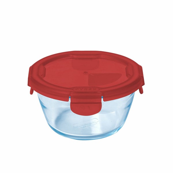 Κυτίο Γεύματος Pyrex Cook & Go Κρυστάλλινο Κόκκινο (0,6 L)