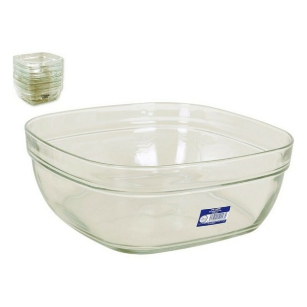 Σαλατιέρα Duralex Lys Τετράγωνο Φορητό (23 x 23 x 9 cm) (3 L)