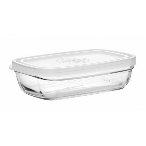 Κυτίο Γεύματος Freshbox Διαφανές Με καπάκι Ορθογώνιο (15 cm)