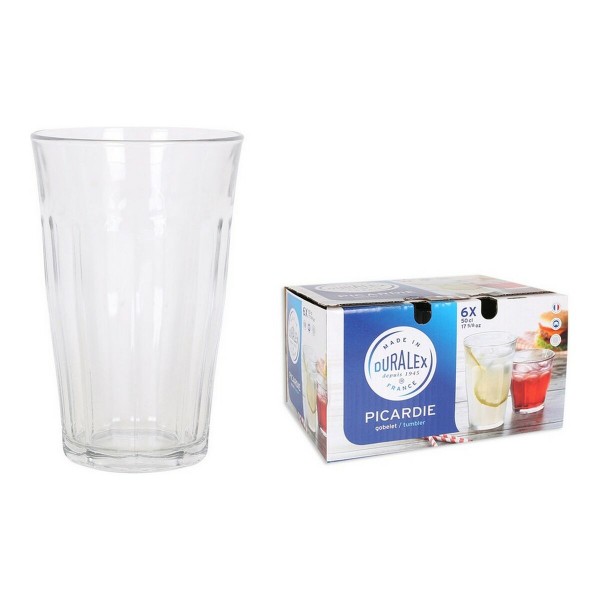 Σετ ποτηριών Duralex Picardie Κρυστάλλινο x6 50 cl