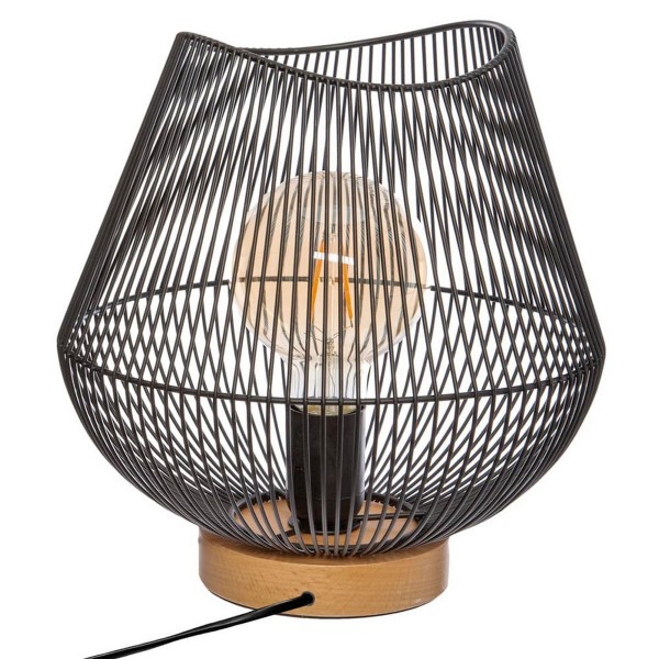 Επιτραπέζιο Φωτιστικό Atmosphera Jena Μαύρο Μέταλλο 40 W (Ø 28 x 26 cm)