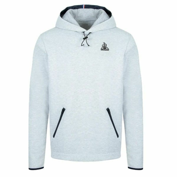 Ανδρικό Φούτερ με Κουκούλα Le coq sportif Tech Γκρι