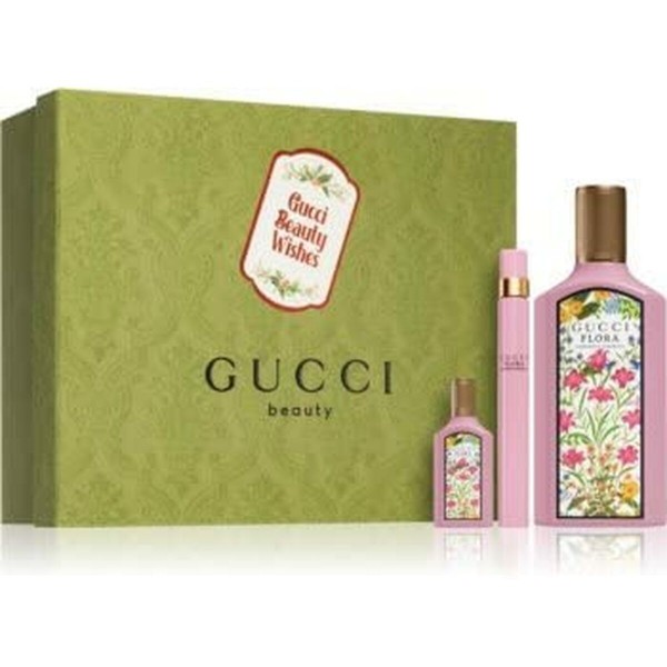 Σετ Γυναικείο Άρωμα Gucci Flora Gorgeous Gardenia 3 Τεμάχια