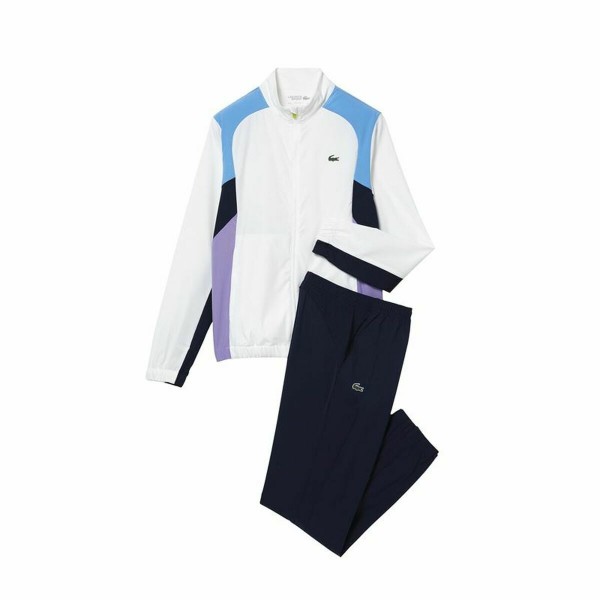 Σορτς για Ενήλικες Lacoste Sport Tennis Colorblock Λευκό Άντρες