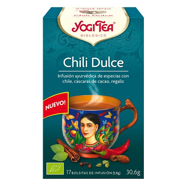 Infusion Yogi Tea Chili Γλυκό (17 x 1,8 g)