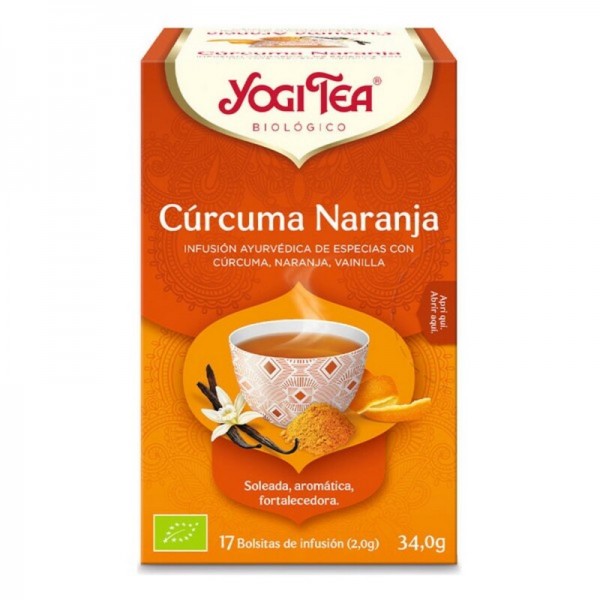 Infusion Yogi Tea Πορτοκαλί Κουρκούμη (17 x 2 g)
