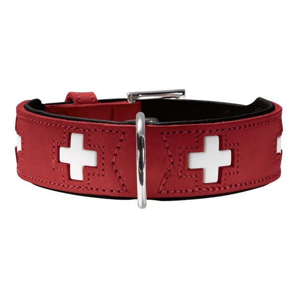 Κολλάρο Σκύλου Hunter Swiss Κόκκινο/Μαύρο (41-49 cm)