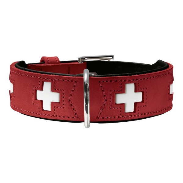 Κολλάρο Σκύλου Hunter Swiss Κόκκινο/Μαύρο 35-43 cm
