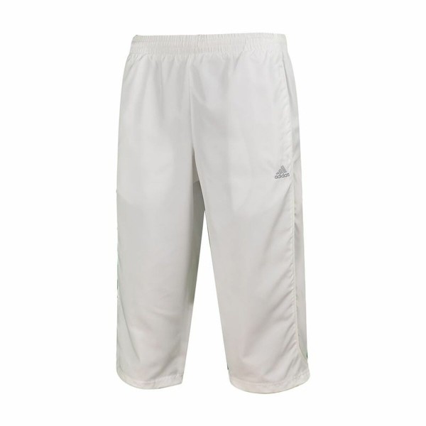 Μακρύ Αθλητικό Παντελόνι  Adidas Essential Λευκό Άντρες