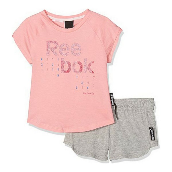 Παιδική Αθλητική Φόρμα Reebok G ES SS BK4374 Ροζ