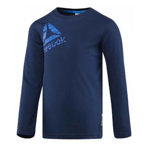 Παιδικό Μακρυμάνικο Μπλουζάκι Reebok  B ES LS TEE BQ5132 Navy