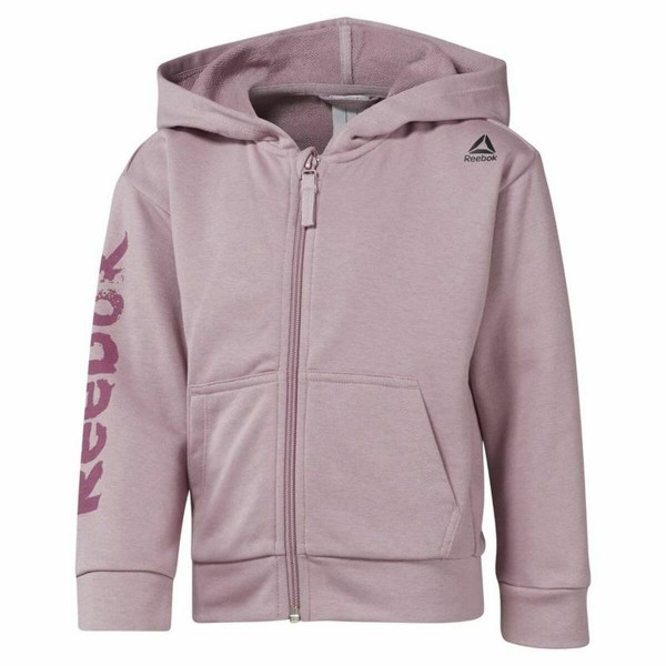 Ανδρικό Aθλητικό Mπουφάν Reebok  Essentials Fullzip Λιλά Κουκούλα