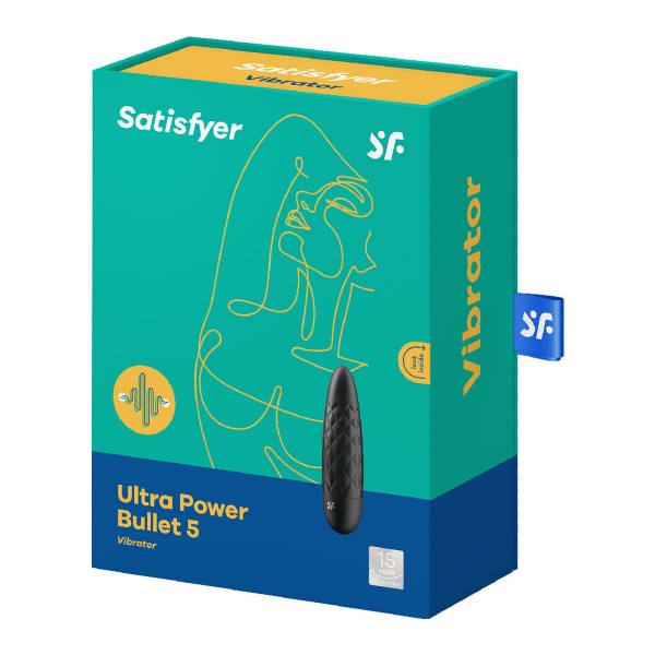 Δονητής – βλήμα Ultra Power Satisfyer 5 Μαύρο